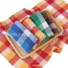 Etiquetas Listas, Productos de Alta Venta Multiusos, Paños de Cocina de Tela Mezclada Absorbentes Teñidos en Hilo, Paños de Té de Cuadros Pequeños de Secado Rápido