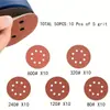10/50 Piezas Discos de Lijado de Gancho y Bucle de 5 Pulgadas y 8 Agujeros, Grano 60-600 # Perfectamente Adecuados para Lijado Orbital Aleatorio