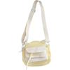 Bolsa Transversal Pequena Fresca Doce de Cor Contrastante Feminina Nova Primavera Bolsa de Ombro para Estudante Bolsa Quadrada Pequena Personalizada com Orelhas de Gato para Celular