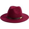 Amazon explosiones transfronterizas moda europea y americana sombrero plano simple hombres y mujeres temperamento francés sombrero de fieltro sombrero de jazz clásico