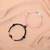 Moda Europea y Americana Transfronteriza Milán Cuerda Magnética Blanca y Negra Pulseras de Pareja Tai Chi para un Par de Pulseras de Hombres y Mujeres Joyería al por Mayor