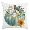 Almohada del Día de Acción de Gracias Transfronteriza Juego de Cojines de Silla de Verano Nórdico Cubierta de Sofá Funda de Cojín de Mesita de Noche Productos para el Hogar al por Mayor