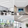 Luz LED Luminosa de Cinco Lados Luz de Fita para Escritório Emenda Sem Costura Decoração de Engenharia Escritório Sucção e Suspensão Dupla Finalidade Luz Sem Sombras