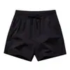 Shorts deportivos casuales de verano finos para hombre, shorts de secado rápido hasta la rodilla, shorts de playa holgados de moda estilo americano