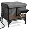 Ninho de gato quente transfronteiriço Isolamento de aquecimento ao ar livre Ninho de gato Gaiola de gato dobrável Gaiola de gato Sala de parto de gato Tenda de cerca para animais de estimação