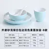 Conjunto de louça de melamina A5 para restaurante, mesa de hot pot comercial, conjunto de quatro peças, hotel, hotel, pratos e xícara de imitação de porcelana espessa em duas cores