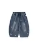 Jeans Seleccionados para Niños Jeans Estrella para Niños Pequeños Pantalones Banana de Invierno con Más Terciopelo Pantalones Sueltos para Niñas