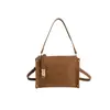 Bolsa Transversal de Luxo Fosca Retrô para Mulheres, Nova Bolsa Transversal de Ombro Único para Mulheres, Bolsa Boston Versátil Simples para o Dia a Dia