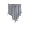 Cortinas de color sólido y visillos del fabricante en stock, cortinas triangulares estilo francés, cortinas de cocina, cortinas pequeñas, cortinas listas para colgar