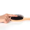 Suministro de fábrica peine de madera de loto con cojín de aire peine para el cuidado del cabello peine de salud peine de madera con cojín de aire peine de masaje para terapia capilar