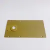 Cubierta de Clip para Puerta de Vidrio de Acero Inoxidable 304, Placa Pequeña de Cubierta de Clip para Puerta, Cubierta de Bisagra para Puerta de Vidrio, Clip Superior, Clip Inferior, Clip Curvo, Placa de Hebilla