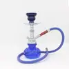 Directo de fábrica Hookah árabe barra completa pequeña SHISHA de un solo y doble tubo de vidrio para humo