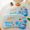 Almohada para Bebé, Almohada de Seda Helada, Almohada para Siesta de Bebé, Almohada Transpirable Refrescante de Verano, Funda de Almohada Refrescante de Espuma Viscoelástica, Núcleo de Almohada Nube