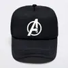 Liga de Vengadores 4 Héroe de Marvel Estudiante Hombres y Mujeres Animación Alrededor Gorra de Béisbol Visera Gorra de Béisbol Logotipo Personalizado