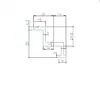 Abrazadera para módulo fotovoltaico aleación de aluminio abrazadera central abrazadera lateral panel solar generación de energía conector fijador otro