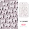 Paquete de 50 Joyería para Arte de Uñas de Moño Blanco y Negro Explosiones Rojas de Internet Cinta Lazo Resina Taladro Desgaste Decoración de Uñas Taladro