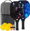 Raquete de pickleball de fibra de vidro transfronteiriça para iniciantes, conjunto de raquetes de pickleball para exterior, fábrica de origem de pickleball
