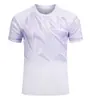 Uniforme de Futebol Esportivo Novo para Exterior Transfronteiriço Camisa Única Masculina e Feminina Manga Curta Gola Redonda Secagem Rápida Respirável Logo Personalizado