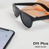 Gafas de Sol de Moda D11 Gafas Inteligentes de IA Llamada Bluetooth Música Control Remoto Selfie Llamada Telefónica Gafas de Sol Disparo Callejero