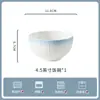 Juego de Cuenco y Plato de Cerámica de Alta Temperatura Bajo Esmalte de Jingdezhen para Uso Doméstico, Exquisito y Hermoso Cuenco Azul Humo Degradado de Pétalo de Crisantemo
