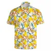 Camisa Polo para Hombre Camisa de Golf Divertida Camisa Polo Hawaiana Camisa Polo Divertida de Playa de Verano