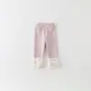 Leggings térmicos para niña 2026 Otoño/Invierno Nuevo Estilo Más Terciopelo Bebé Pequeño Alta Elasticidad Pantalones Largos Bebé Estilo Coreano Versátil Ropa para Niños Pantalones