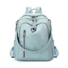 Mochila de Couro Macio Estilo Coreano 2026 Transfronteiriça para Mulheres, Mochila Casual Versátil da Moda, Mochila com Alça Larga Estilo Étnico