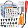 Caja de 725 Piezas Sujetadores Universales para Coche Tornillos para Parachoques Remaches de Reparación para Guardabarros Kit de Sujetadores