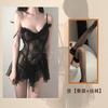 Lingerie Sexy Plus Size, Uniforme Sexy Ligeiramente Transparente, Pijama Estilo Princesa, Suspensórios de Malha Feminina Pura Luxúria, Seios Pequenos, Tentação Apaixonada