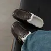 Cómodas y Elegantes ~ Mocasines Birkenstock de Piel de Oveja con Hebilla de Cuero Estilo Occidental 2025 Zapatillas de Piel Genuina con Tacón Bajo para Aumentar la Altura