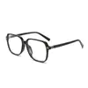 2025 Nuevo Marco Cuadrado Estilo Coreano Marco de Lentes Lisos Anti Luz Azul Marco Grande para Ponerse para Celebridades de Internet Sin Maquillaje Se Puede Equipar con Miopía