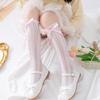 Calcetines para Niñas Verano Calcetines con Lazo Estilo Lolita Coreano Malla Calada Transpirable Princesa Calcetines Cub para Niños