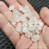 Xinjiang Hotan Jade Branco Coração de Jade Contas Soltas Seda Dourada Jade Coração de Pêssego Pulseira Colar Brincos Acessórios de Joia Contas