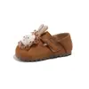 Zapatos tipo Birkenstock de Conejito de Dibujos Animados Estilo Coreano para Niños 2026 Estilo Otoño Ropa Exterior para Bebé Niña Zapatos Casuales para Niña Zapatos de Cuero