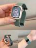 Correa de Reloj S10 Adecuada para Apple Watch Magnético Iwatch98 Generación Se Silicona Textura Tridimensional Relojes para Hombres y Mujeres