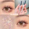 Una Gota de Lágrimas Sombra de Ojos Líquida Polvo de Brillo Lentejuela Gusano de Seda Perlado Polarizado Polvo Destellante Sombra de Ojos Monocromática Super Brillante Iluminador