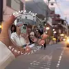 Espelho Pequeno para Fotografia de Viagem, Espelho Redondo Pequeno para Registro de Pegada de Viagem Selfie, Acessório de Fotografia de Mão, Ferramenta de Fotografia de Viagem