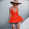 2026 Amazon Mais Vendido Sexy e Estiloso Doce Top Camisola com Decote em V e um Toque Sutil