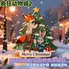 Ímãs Magnéticos Decorativos de Alta Qualidade para Geladeira Doméstica, Judy e Nick de Zootopia, 2 Peças Colecionáveis de Natal