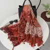 Novo Lenço Retrô Estilo Chinês de Algodão e Linho, Elegante Xale de Viagem para Mulheres, Lenço Longo Versátil Fino Estilo Étnico para Fotografia