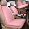 Envio Direto da Fábrica Conjunto de Almofadas para Banco de Carro de Pelo de Coelho de Inverno, Capa de Assento Espessada de Sete Peças com Encosto para Aquecimento
