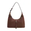 Bolso Bandolera Retro Casual Esmerilado Tipo Bollo para Mujer 2025 Otoño Nueva Moda Elegante Moderno de Hombro Único Cruzado
