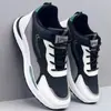Zapatos Casuales para Hombre de Punto Transpirable Suave de Suela Blanda, Estilo Nuevo Primavera y Otoño, Zapatillas Deportivas de Running Modernas, Zapatos Versátiles de Caña Baja de Moda para Hombre