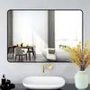Soporte de Espejo para Cortar el Cabello al Aire Libre Puesto Portátil Plegable Espejo de Peluquería de Corte Rápido Equipo Soporte de Piso para Fotografía Transmisión en Vivo