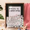 Dios Gorrión poseído para ganar cada apuesta adornos hechos a mano DIY Libro Rojo para Padres y novias regalo de cumpleaños marco de fotos mahjong