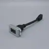 Enchufe de panel de suelo de placa de circuito de 128 tipos HDMI HD sin soldadura en línea, enchufe de pared, accesorios, adaptador
