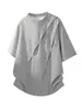 Verão 2026 Novo Estilo Estilo Hong Kong Molde Falso Tamanho Plus Size Algodão Hua Camiseta de Manga Curta M-5X HT261154-P17