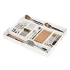 Caja de almacenamiento retráctil para cajón de cocina, organizador empotrado para cubiertos, utensilios y palillos de gabinete de cocina