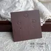 Grano de Madera Retro Tarjeta de Joyería Papel Pendientes Pendientes Gomas para el Cabello Pasadores Cuerda para el Cabello Pulseras Tarjeta Tarjetas de Exhibición
