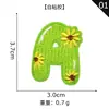 Etiquetas Bordadas por Computadora Venta Caliente Transfronteriza Parches Bordados de Letras Inglesas Coloridos Accesorios para Ropa Parches de Tela Bordada